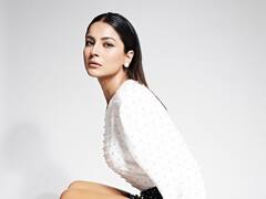 Shehnaaz Gill Raises The Temperature In Black-White Outfit; See Pics