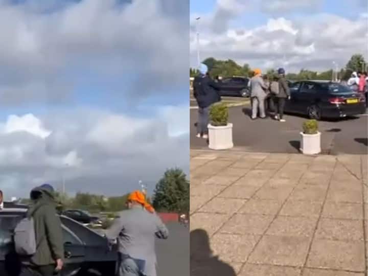 Indian High Commissioner Stopped from entering gurdwara in Scotland by radical Sikh activists గురుద్వారలోకి వెళ్లిన ఇండియన్ హైకమిషనర్, అడ్డగించిన సిక్కులు - వైరల్ వీడియో