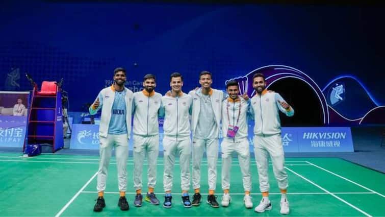 Indian Men’s Badminton Team Creates History By Securing First Silver Medal In Team Event In Asian Games