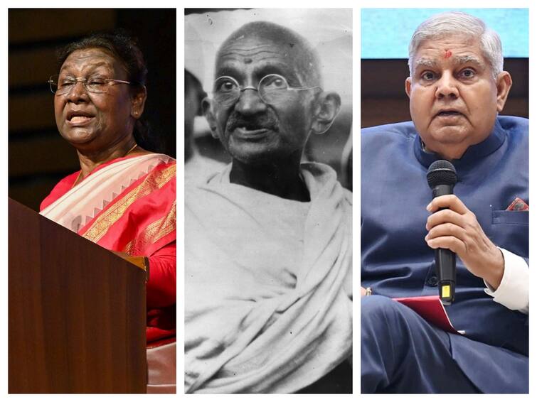 'Uphold Vision Of Self-Reliance, Inclusivity': Prez Murmu, VP Dhankhar, & More Extend Greetings On Eve Of Gandhi Jayanti