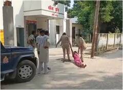 हरदोई में सामने आया पुलिस का अमानवीय चेहरा, महिला को घसीटकर ले जाती दिखी पुलिसकर्मी