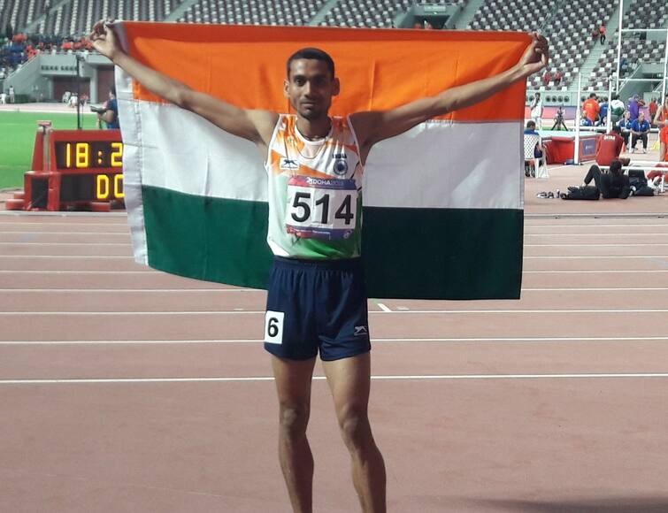 Asian Games 2023 Ajay Kumar win Silver medal and Jinson Johnson win Bronze medal Asian Games 2023: 1500 મીટર રેસમાં અજય કુમારે સિલ્વર અને જોન્સન જોન્સને જીત્યો બ્રોન્ઝ, ભારતના નામે થયા 48 મેડલ