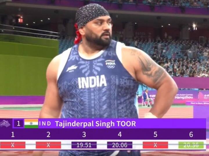 Tajinderpal Singh Toor Gold Medal In Asian Games 2023 Latest Sports News Asian Games 2023: तजिंदरपाल सिंह ने गोला फेंक में जीता गोल्ड, भारत की झोली में आया 45वां मेडल