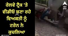 Viral Video: ਰੇਲਵੇ ਟ੍ਰੈਕ 'ਤੇ ਵੀਡੀਓ ਬਣਾ ਰਹੇ ਵਿਅਕਤੀ ਨੂੰ ਪਿੱਛੇ ਤੋਂ ਆ ਰਹੀ ਟਰੇਨ ਨੇ ਕੁਚਲਿਆ, ਸਾਹਮਣੇ ਆਇਆ ਖੌਫਨਾਕ ਵੀਡੀਓ