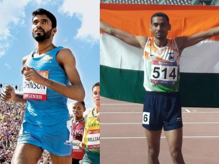 Asian Games: Indian athletes ajay kumar saroj wins silver medal jinson johnson clinches bronze in athletics ஆசிய விளையாட்டு போட்டி: தடகளப் போட்டியில் வெள்ளி, வெண்கலத்தை வென்று அசத்திய இந்திய வீரர்கள்..!