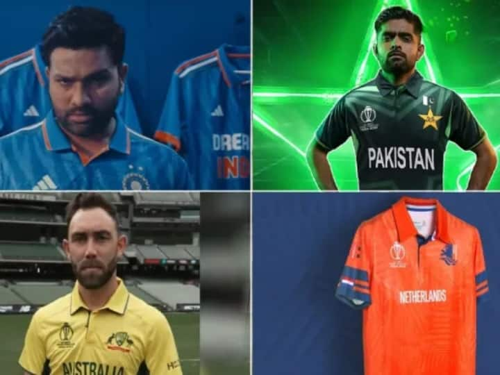 World Cup 2023: भारत-पाकिस्तान समेत वर्ल्ड कप में खेलने वाली सभी टीमों की जर्सी हुई कन्फर्म