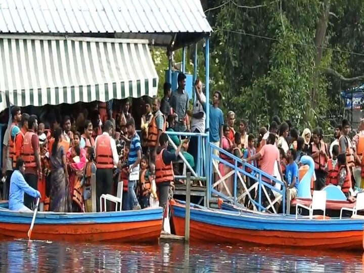 தொடர் விடுமுறை....கொடைக்கானலில் குவிந்த கூட்டம்... குளிர்ந்த சூழலில் குதூகலிக்கும் சுற்றுலா பயணிகள்