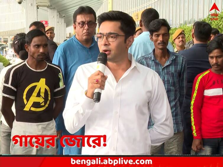 TMC leader Abhishek Banerjee says hands of BJP is soaked in blood as they did not disburse fund which resulted in house collapse and deaths Abhishek Banerjee: টাকা না দেওয়াতেই দেওয়াল ধসে মৃত্যু, রক্ত BJP-র হাতে, গিরিরাজকে গ্রেফতারের দাবি অভিষেকের