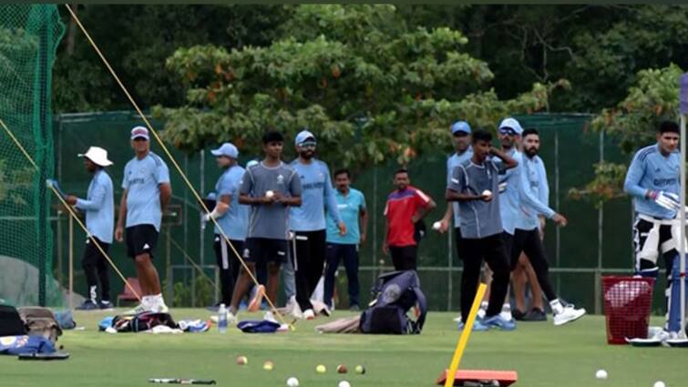 ODI World Cup 2023: Indian Cricket Team practice at full tilt in Thiruvananthapuram ahead of Netherlands match ODI World Cup 2023: নেদারল্যান্ডসের বিরুদ্ধে প্রস্তুতি ম্যাচের আগে পুরোদমে অনুশীলন সারলেন ভারতীয় তারকারা