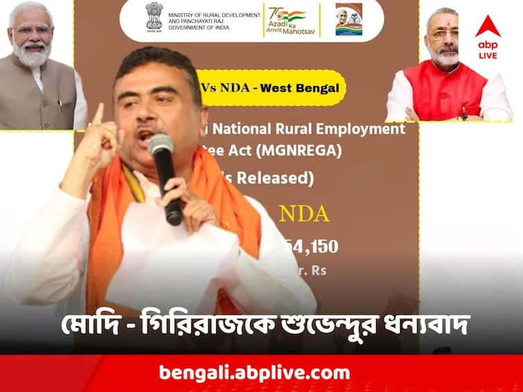 Suvendu Adhikari Posted On X Platform, claims During the Modi government, the allocation for Bengal is very high Suvendu Adhikari : 'মোদি সরকারের আমলে বাংলার জন্য বরাদ্দ অনেক বেশি' , X এ দাবি শুভেন্দুর