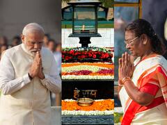 Mahatama Gandhi birth anniversary : आज महात्मा गांधींची 154 वी जयंती; पंतप्रधान मोदींसह राष्ट्रपती मुर्मू यांचं राजघाटावर अभिवादन!
