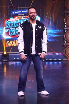 khatron ke khiladi 13: कूल लुक में दिखे रोहित शेट्टी..तो ब्लू गाउन में डेजी शाह ने लूटी महफिल, सामने आईं 'खतरों के खिलाड़ी 13' के फिनाले शूट की तस्वीरें