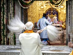 Rajasthan: पीएम मोदी ने सांवलिया सेठ मंदिर में की पूजा-अर्चना, देखें तस्वीरें
