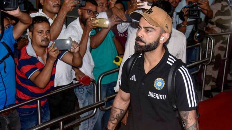 ODI World Cup: Virat Kohli returns to Mumbai ahead of India vs Netherlands warm up match ODI World Cup: ভারতের শেষ প্রস্তুতি ম্যাচের আগে মুম্বইয়ে ফিরলেন কোহলি? খেলবেন না নেদারল্যান্ডস ম্যাচ?