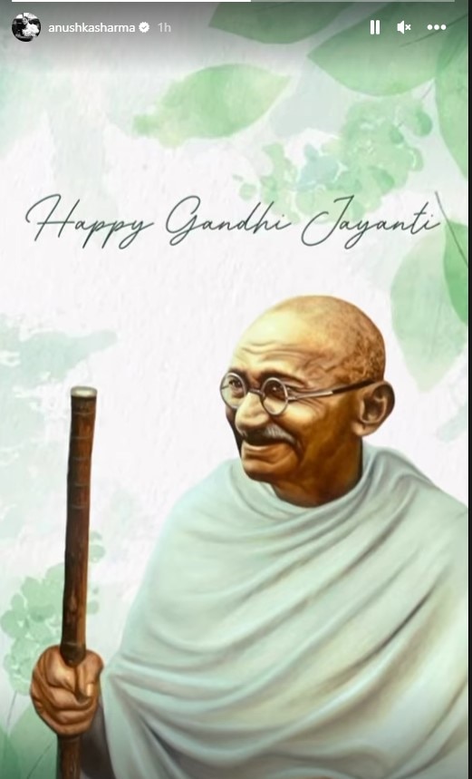 Gandhi Jayanti 2023: अनुपम खेर से लेकर अनुष्का शर्मा तक ने 'गांधी जयंती' पर बापू को दी श्रद्धांजलि, शेयर किए ये खास संदेश