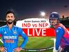 IND vs NEP highlights : भारताचा नेपाळवर 23 धावांनी विजय, जयस्वाल-बिश्नोई चमकले