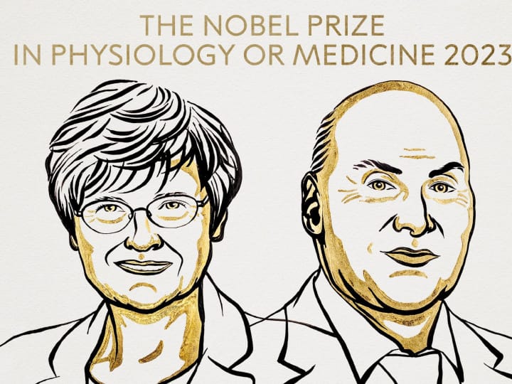 Nobel Prize 2023: फिजियोलॉजी और मेडिसिन में कैटालिन कारिको और ड्रू वीसमैन को मिला नोबेल अवॉर्ड