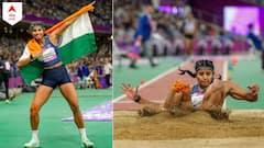 Asian Games 2022: লং জাম্পে রুপো জিতে বিদ্যুৎ বোল্টের সেলিব্রেশন ভারতের অ্যান্সির