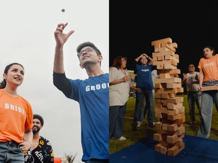 Raghav Chadha and Parineeti Chopra had a fun-filled sports day event organised as part of their pre-wedding festivities; Take a look at pics from the event