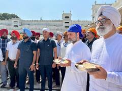 Rahul Gandhi Offers Prayers At Amritsar's Golden Temple, Performs 'Sewa' — SEE PICS