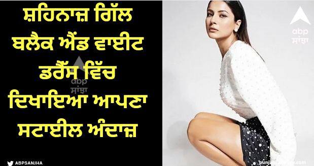 Shehnaaz Gill Pics: ਸ਼ਹਿਨਾਜ਼ ਗਿੱਲ ਨੇ ਸੋਸ਼ਲ ਮੀਡੀਆ 'ਤੇ ਬਲੈਕ ਐਂਡ ਵਾਈਟ ਕਲਰ ਦੀ ਡਰੈੱਸ 'ਚ ਆਪਣੇ ਨਵੇਂ ਲੁੱਕ ਦੀਆਂ ਤਸਵੀਰਾਂ ਸ਼ੇਅਰ ਕੀਤੀਆਂ ਹਨ। ਇਸ ਦੌਰਾਨ ਅਦਾਕਾਰਾ ਕਾਫੀ ਖੂਬਸੂਰਤ ਲੱਗ ਰਹੀ ਹੈ।