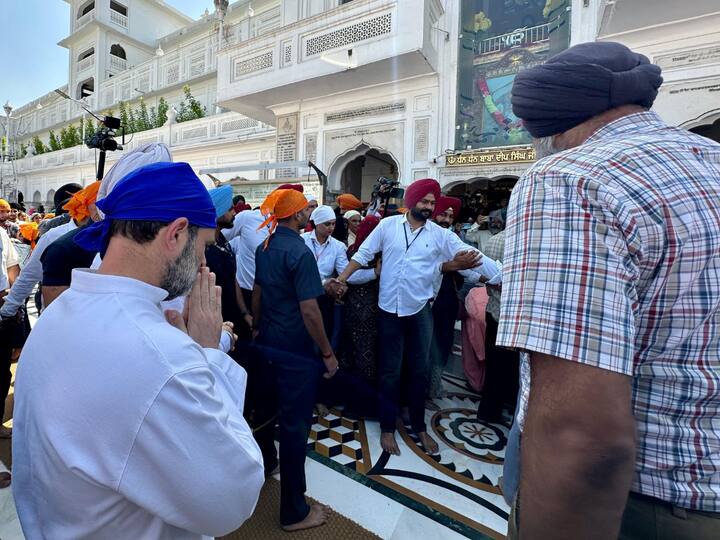 Rahul Gandhi's Amritsar visit comes amid tensions between Congress and the ruling Aam Aadmi Party (AAP) over the arrest of MLA Sukhpal Singh Khaira by Punjab Police. (Image Source: X/@INCIndia)