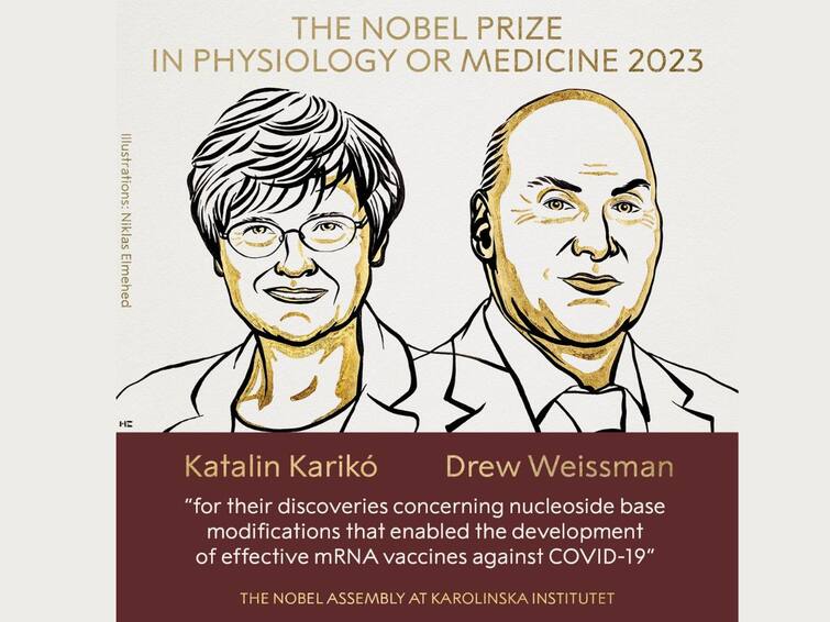 Nobel Prize In Physiology Or Medicine 2023 Katalin Karikó And Drew Weissman Win Award For mRNA Covid Vaccine Development Nobel Prize In Physiology Or Medicine 2023: Katalin Karikó And Drew Weissman Win Medicine Nobel