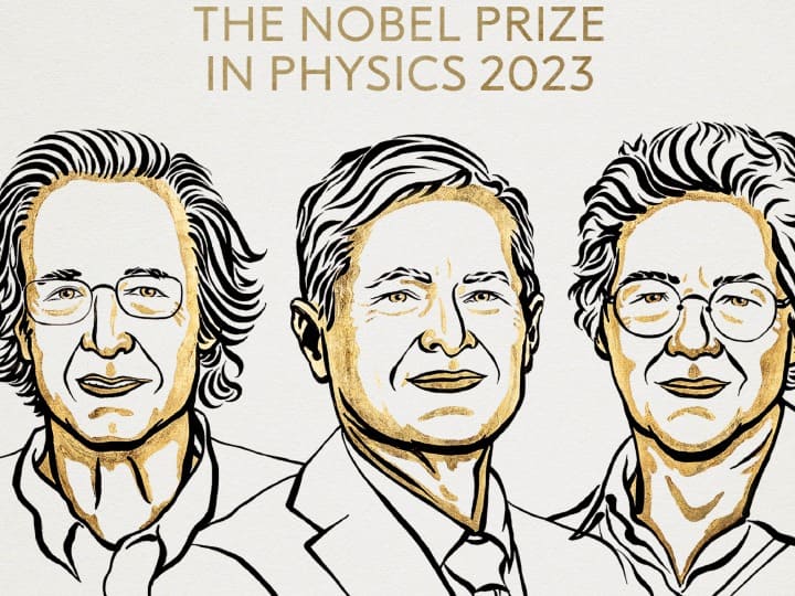 Nobel Prize 2023 Pierre Agostini Ferenc Krausz And Anne L Huillier Gets in Physics Nobel Prize 2023: फिजिक्स में नोबेल पुरस्कार की घोषणा, पियरे ऑगस्टिनी, फेरेंस क्राउसज और एनी एल'हुलियर को मिला अवॉर्ड