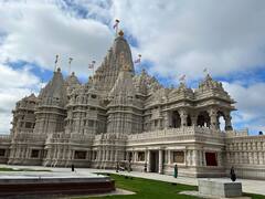 Akshardham Temple New Jersey: दुनिया का दूसरा सबसे बड़ा हिंदू मंदिर USA में 8 अक्टूबर को खुलेगा, देखें भव्य तस्वीरें