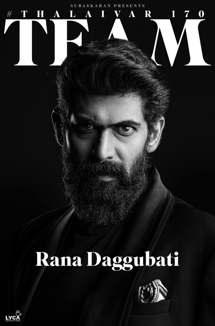 பாகுபலி புகழ் ராணா டகுபதி, தலைவர் 170 படத்தில் இணைந்துள்ளார்.