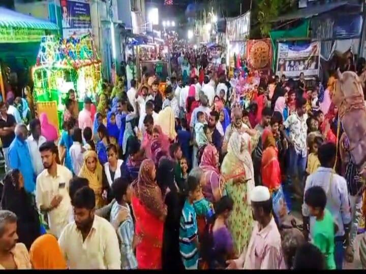 Madurai Goripalayam  Dargha santhanakoodu festival TNN மதுரை கோரிப்பாளையத்தில் தர்ஹா சந்தனக் கூடு விழா கோலாகலம்; மதவேறுபாடின்றி அனைத்து சமுதாயத்தினரும் பங்கேற்பு