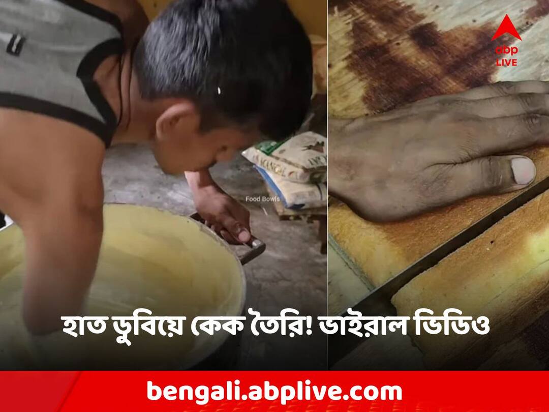 Viral News: হাত ডুবিয়ে চলছে কেক মাখার কাজ, জনপ্রিয় খাবারের স্বাস্থ্যবিধি নিয়ে উঠছে প্রশ্ন Viral Video Making Of Fruit Cake Goes Viral For Hygiene Reasons Viral News: হাত ডুবিয়ে চলছে কেক মাখার কাজ, জনপ্রিয় খাবারের স্বাস্থ্যবিধি নিয়ে উঠছে প্রশ্ন