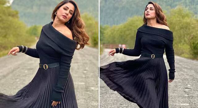 Hina Khan Pics: ਟੀਵੀ ਅਭਿਨੇਤਰੀ ਹਿਨਾ ਖਾਨ ਸੋਸ਼ਲ ਮੀਡੀਆ 'ਤੇ ਆਪਣੇ ਸ਼ਾਨਦਾਰ ਫੈਸ਼ਨ ਸਟੇਟਮੈਂਟਾਂ ਨਾਲ ਤਾਪਮਾਨ ਵਧਾ ਰਹੀ ਹੈ। ਅਭਿਨੇਤਰੀ ਹਰ ਸਮੇਂ ਇੰਸਟਾਗ੍ਰਾਮ 'ਤੇ ਆਪਣੀਆਂ ਖੂਬਸੂਰਤ ਤਸਵੀਰਾਂ ਪੋਸਟ ਕਰਦੀ ਰਹਿੰਦੀ ਹੈ।