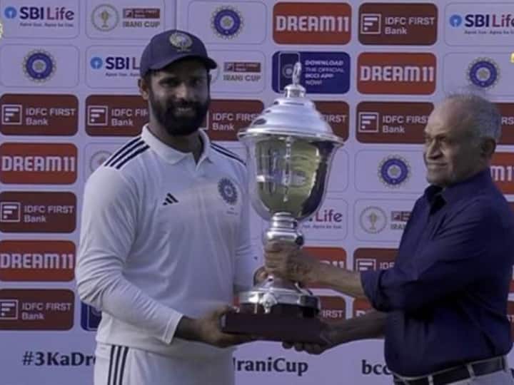 Irani Cup 2023: दलीप ट्रॉफी के बाद हनुमा विहारी की कप्तानी में रेस्ट ऑफ इंडिया ने जीता ईरानी कप