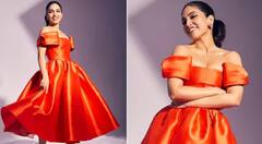 Bhumi Pednekar: ਭੂਮੀ ਪੇਡਨੇਕਰ ਨੇ ਆਰੇਂਜ ਫ੍ਰੌਕ ਸਟਾਈਲ ਡਰੈੱਸ 'ਚ ਦਿੱਤੇ ਕਿਲਰ ਪੋਜ਼, ਦੇਖੋ ਤਸਵੀਰਾਂ