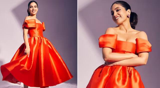 Bhumi Pednekar Pics: ਬਾਲੀਵੁੱਡ ਅਦਾਕਾਰਾ ਭੂਮੀ ਪੇਡਨੇਕ ਇਨ੍ਹੀਂ ਦਿਨੀਂ ਆਪਣੀ ਆਉਣ ਵਾਲੀ ਫਿਲਮ 'ਥੈਂਕ ਯੂ ਫਾਰ ਕਮਿੰਗ' ਨੂੰ ਲੈ ਕੇ ਸੁਰਖੀਆਂ 'ਚ ਹੈ। ਇਹ ਫਿਲਮ 6 ਅਕਤੂਬਰ ਨੂੰ ਸਿਨੇਮਾਘਰਾਂ 'ਚ ਰਿਲੀਜ਼ ਹੋਵੇਗੀ।