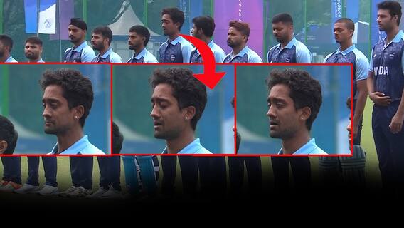 Sai Kishore Emotional During National Anthem On His India Debut: సాయికిషోర్ ఆనందబాష్పాలు