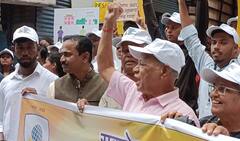 Pune news : वय विसरुन पुण्यात ज्येष्ठ नागरिकांची उत्साहात रॅली...