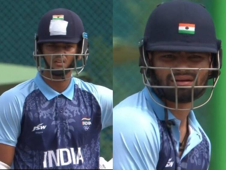 Asian Games 2023:  India and Nepal quarter-final India scored 202 runs for the loss of 4 wickets in 20 overs IND vs NEP: ஜெய்ஸ்வால் அதிரடி சதம்.. ரிங்கு கடைசி நேரத்தில் காட்டடி.. நேபாள அணிக்கு 203 ரன்கள் இலக்கு..!