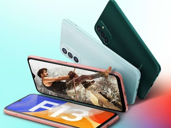 Samsung Galaxy F13 | Sale price: Rs 9,199; MRP: Rs 14,999. This smartphone comes with a 6.6 inch full HD+ display and 6000 mAh Lithium Ion battery. (Image: Samsung)