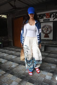 Disha Patani Looks Uber Cool In A Blue Cap And Jacket