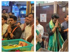 A Glimpse Of Ram Charan’s Special Visit To Mumbai To Complete His Ayyapa Deeksha At Siddhivinayak Temple
