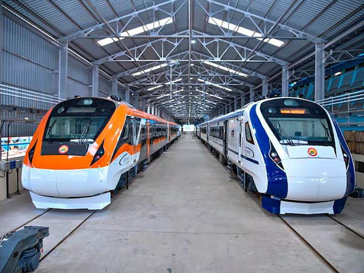 Manufactured in the ICF, Chennai, the Vande Bharat train exemplifies India's 'Make-In-India' initiative. The train achieved a top speed of 180 km/h on the Kota-Sawai Madhopur route. The project for developing indigenous semi-high-speed train sets commenced in mid-2017, and ICF Chennai successfully completed Train-18 within just 18 months. (Image: X/Ashwini Vaishnaw)