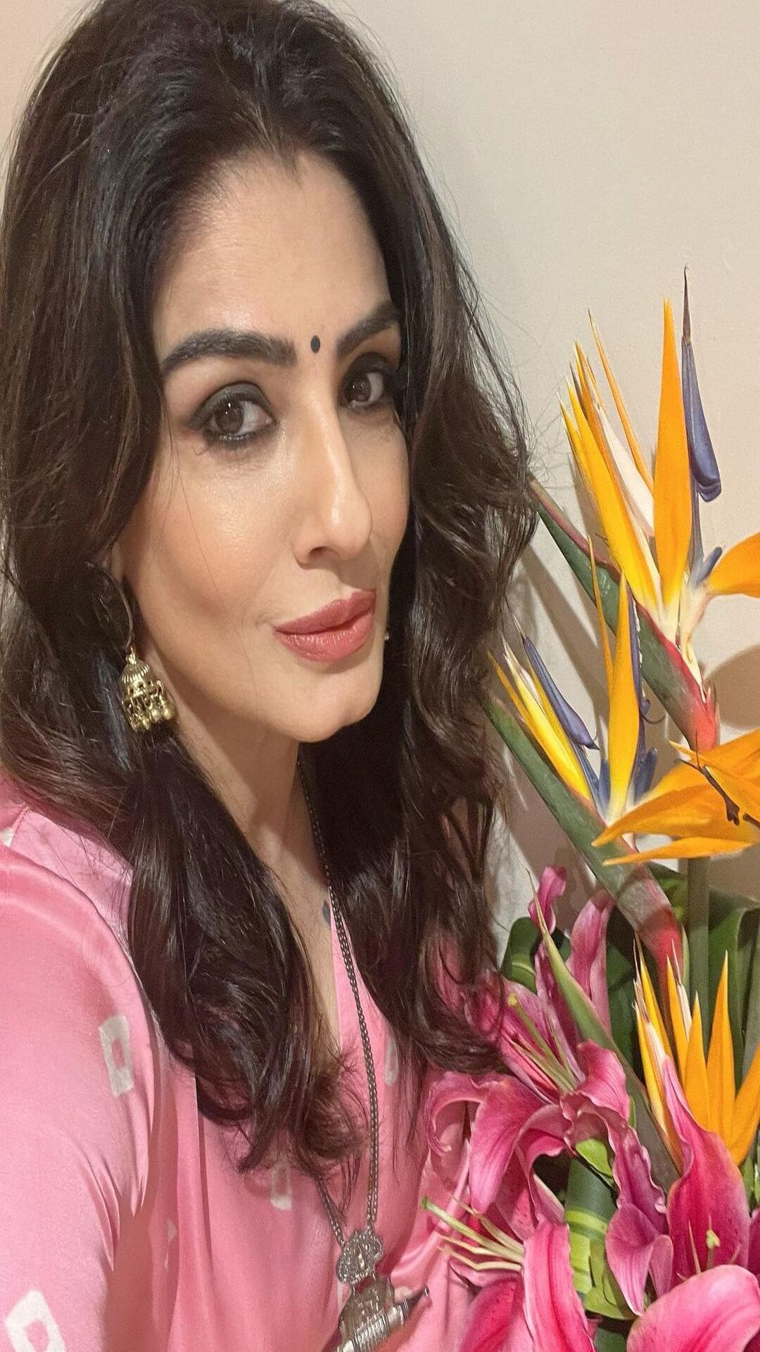 Raveena Tandon Is A Pretty Woman In A Pink Co-Ord Set