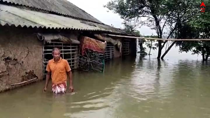 হুগলির খানাকুলের একাধিক গ্রাম জলের তলায়। বিপদ সীমার উপরে দামোদর। হুগলির জাঙ্গিপাড়ার ২ গ্রাম পঞ্চায়েত এলাকাও প্লাবিত হয়েছে।