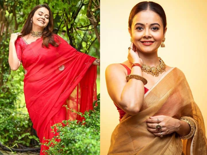 Devoleena Bhattacharjee Saree Looks: टीवी एक्ट्रेस देवोलीना भट्टाचार्य सोशल मीडिया पर काफी एक्टिव रहती हैं. एक्ट्रेस के साड़ी लुक्स भी एकदम कमाल है.