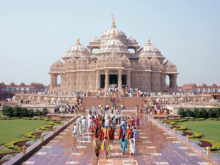 Gujarat biggest Akshardham temple will be built in Nadiad know what will be special Akshardham Temple: नडियाद में बनेगा गुजरात का सबसे बड़ा अक्षरधाम मंदिर, 11 गुंबद, 324 खंभे और जानिए क्या होगा खास?