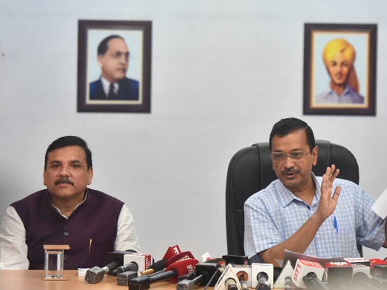 Sanjay Singh Arrested New Arvind Kejriwal Reaction AAP PM Modi Nervousness Money Laundering 'This Shows Modiji's Frustration': Arvind Kejriwal Calls Sanjay Singh's Arrest 'Completely Illegal'