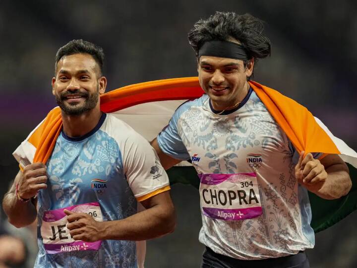 Neeraj Chopra Jena Kishore Asian Games 2023 Latest Medal Tally And Sports News Asian Games 2023: आज भारत की झोली में आए 3 गोल्ड और 5 सिल्वर, इन इवेंट्स में भारतीय खिलाड़ियों को मिला मेडल