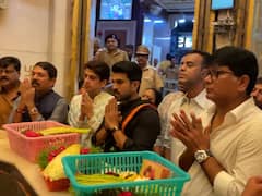 Ram Charan : राम चरण सिद्धिविनायकाच्या दर्शनाला; पाहा फोटो